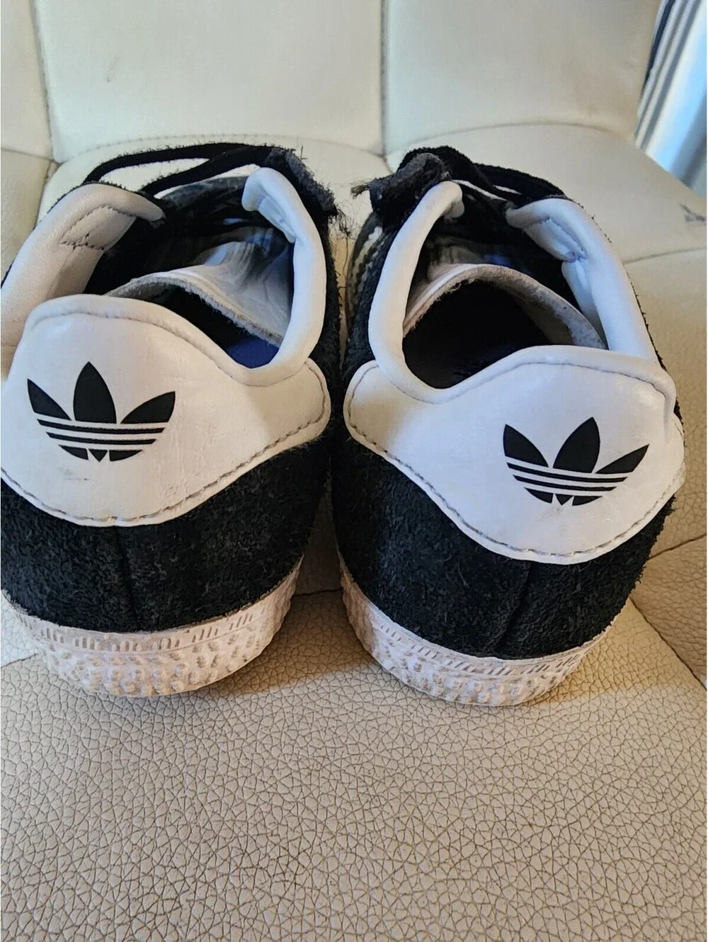 Sz 8.5 - Kids adidas Gazelle Black Suede Comfortable Sneakers